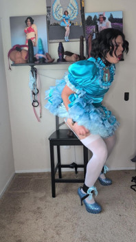 Sissy Candy Playing with Dildos Part 1