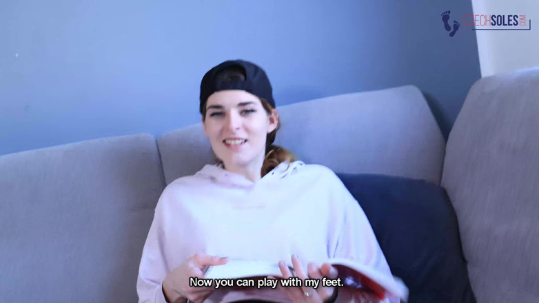 Czech Soles - foot fetish content: Sexy nohy studentka tě dohodla POV