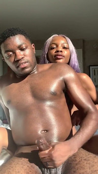 Handsy & Horny:fae and Cheta Slow Stroke Tease