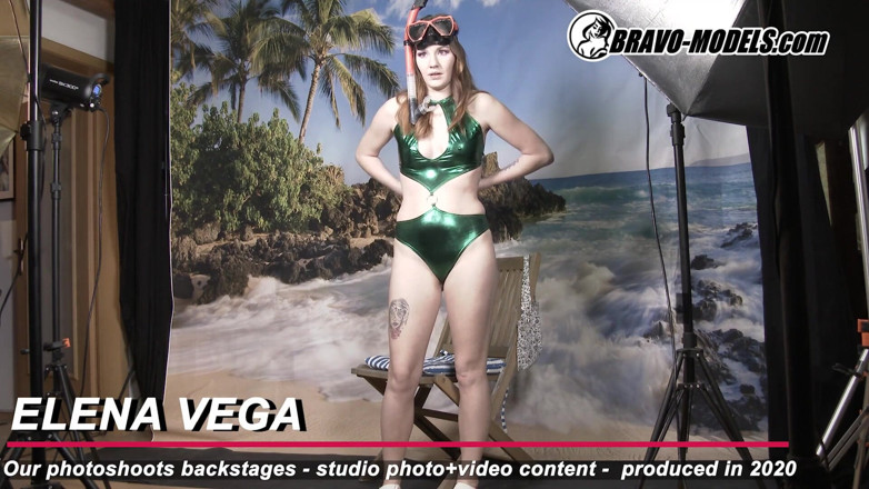 Bravo Models Media: 377 - ședință foto în culise - elena Vega, adult