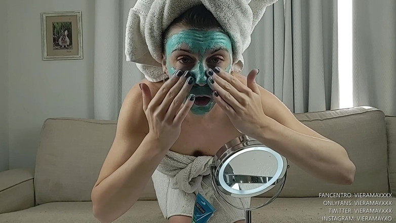 VieraMayXXX: No Make-up Spa Day Double Facials