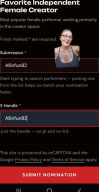 Help Me Get Nominated for Avns 2027