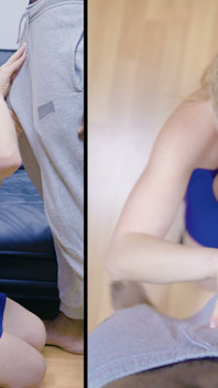 Une modèle super sexy de 18 ans plus hurle pendant une sodomie profonde et saute de la grosse bite noire !!