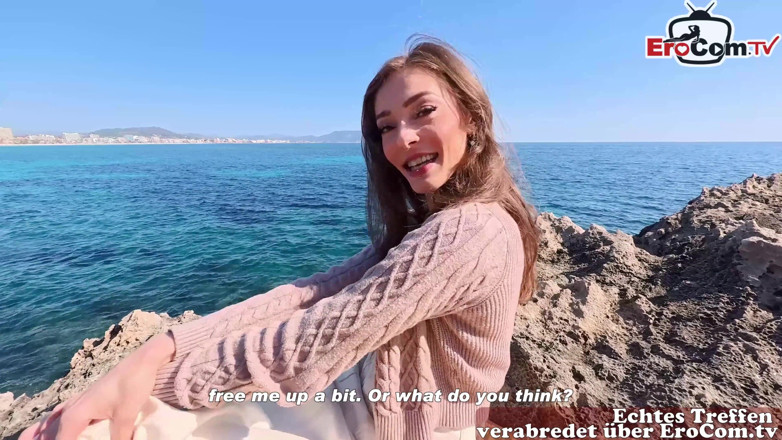 EroCom: German Tourist Teen Becky California Pick up Guy for a...