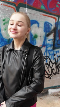 German Scout - สาววัยรุ่นตัวเล็กขี้อาย Dasha Dark ถูกจับเย็ดคาสติ้งครั้งแรก