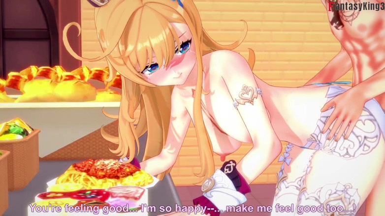 Fantasy king: Escoffier, sexe torride dans la cuisine - Genshin Impact