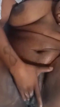 Fingering My Wet Shaved Black Pussy Squirting Orgasms