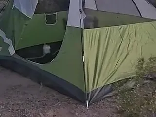 Simone Steele: Desert Camping Squirt Session