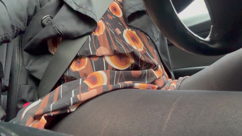 Step Mommy: Elegant Stepmom Drives to the Office Wearing Tights and a...
