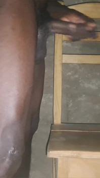 My Big Black Cock Full of Power and Sperm
