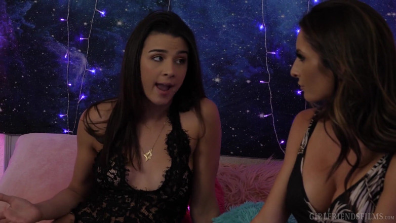 Girlfriends Films: Sex addict teen shows her stepmom how she's good at...