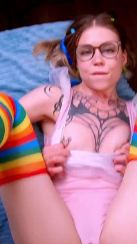 Naughty Colorful Teen Girl Only Anal & Dirty Talk