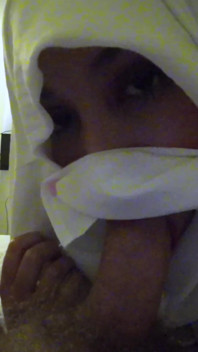 Burka Girl Cum Walk and Piss