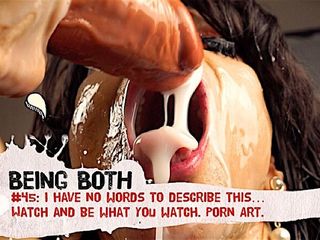 Being Both: #45-我没有话来形容这一点...观看并成为你观看的东西。色情艺术。– BeingBoth