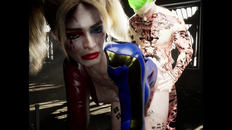 denisporco animation: Harley Quinn – Seks Joker Mad