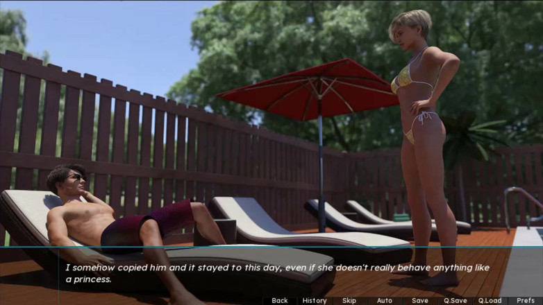 Visual Novels: Summer scent part 1 (girlfriend route)