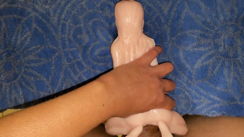 Greedy truck: Intensywny seks z moją ciasną lalką cipki na czworakach