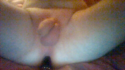 Pellefnatt: Masturbate my cock with dildo in ass