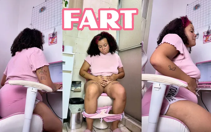 Cutiepiie Chubby: Chubby Girl Farting Nonstop with Belly Ache and Rushes to...