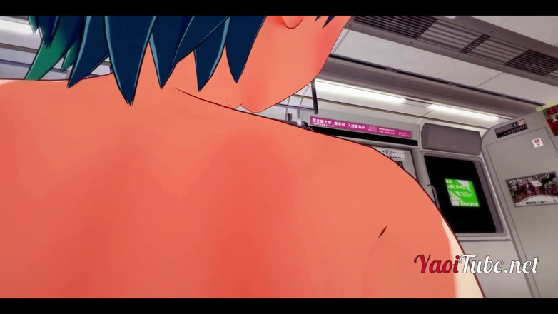 Yaoitube: 보쿠 노 히어로 학계 Yaoi - Midoriya Izuku (deku)와 우즈마키 지하 오럴에서 섹스, Bareback 질싸 2-2