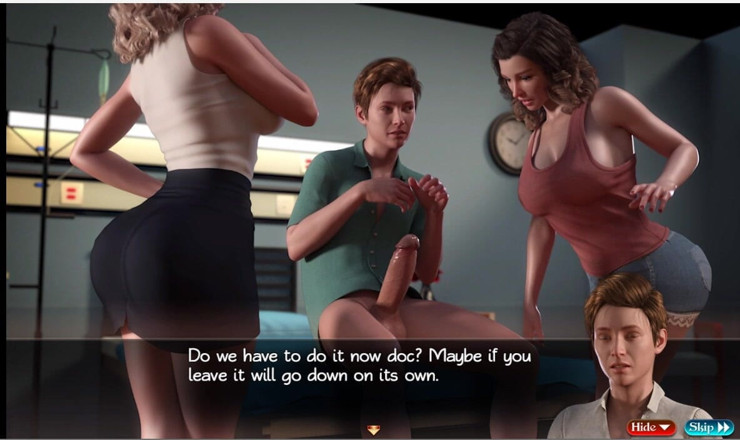 XXX Games Bunk: Treasure of Nadia - 32-34 - รูปแบบการเล่น - สวมบทบาท - การต่อสู้, สองรุ่นแม่น่าเย็ดใช้มือ, เย็ดหมู่วัยรุ่นเลสเบี้ยนสามคน
