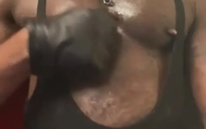 Black smoking muscle stepdad: Sexy Leather and Tight Fitting Attired Smoking Scenes