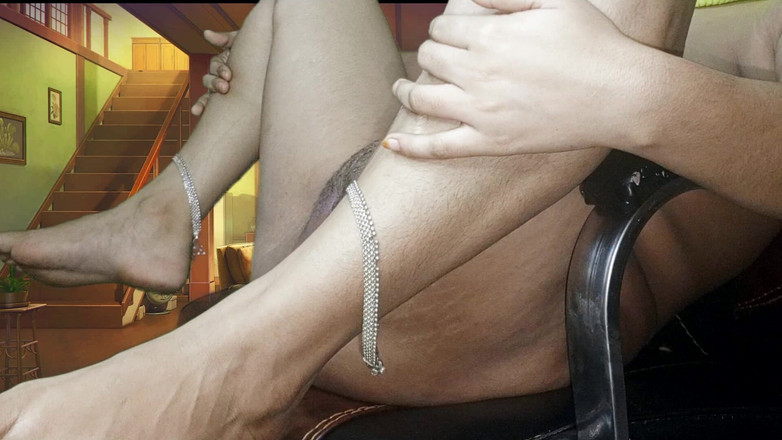 Dhaka studio: Hermosa india follada en silla de oficina por jefe