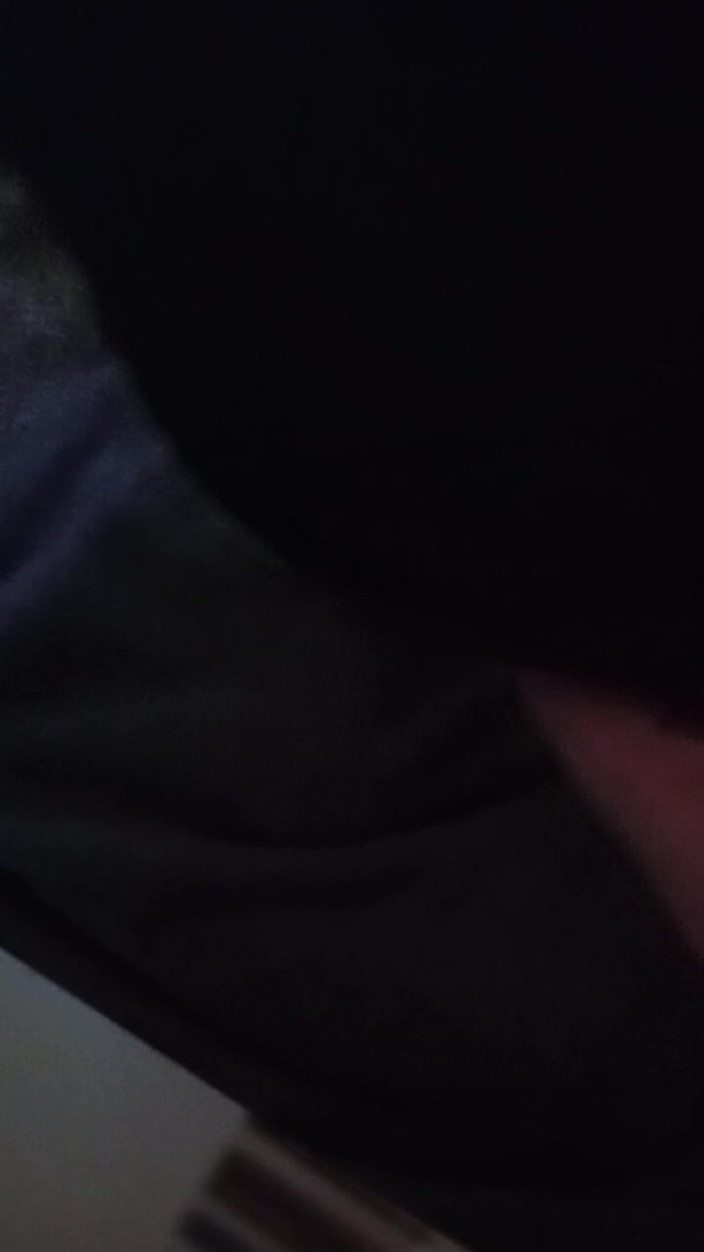 Cuminpanties22: Gruby spust strzał w My Friends Black Push up Stanik