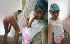 Merry Bell: Femboy Sissy, Baby Boy Playing with a Dildo