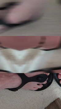 Barefoot Slide Show with a Nylonjunge in Birkenstocks