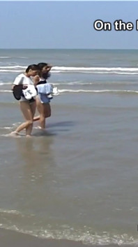 Backstage with Marcela & Maruscha on the Beach at Groede Zeeland (netherlands)
