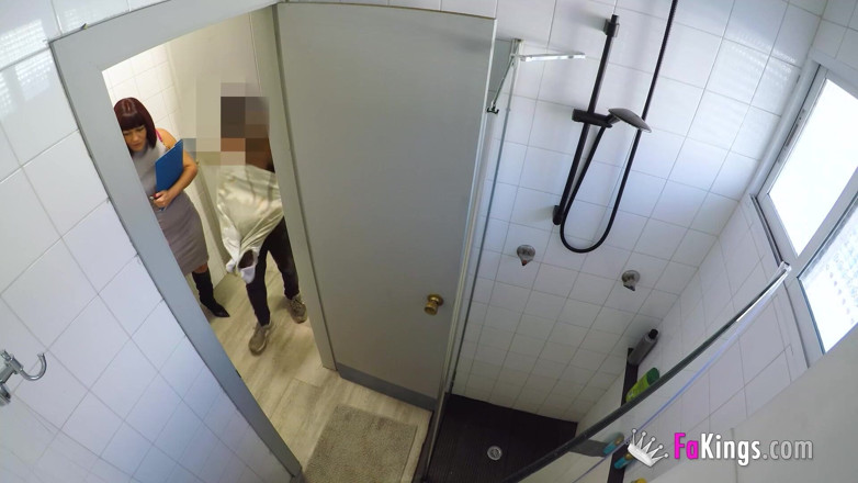 FAKings Black Fix: Zlobivá sekretářka konkurzy BBC. Sandra V, Slutty Hr na Fakings Černá...