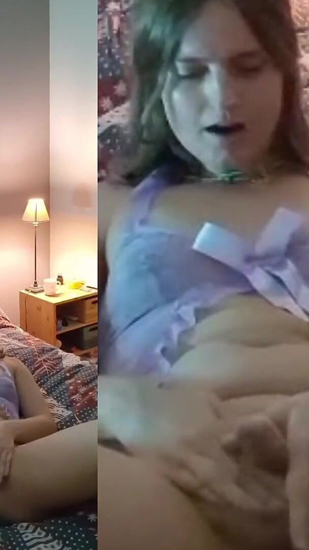 Mianins trans productions: La femminuccia fiamminga Alyza si masturba con le perline nel...