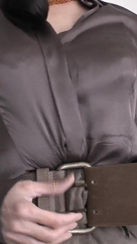 Exciting Belt Fitting with a Linen Skirt, Part 2, Lady Victoria Valente