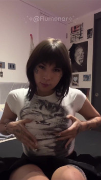 Young Trans Solo in Room