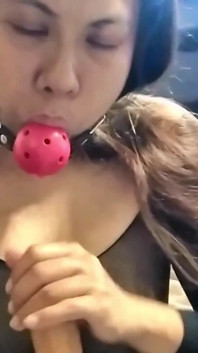 热身亚洲女郎jasmine Jade Ball被堵嘴乞求和撸管 - 撸管鼓励