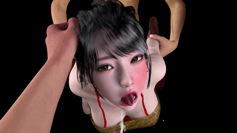 Why fuck so hard: 3D Asian Whore with Lingerie Got Her Asshole Fucked so...