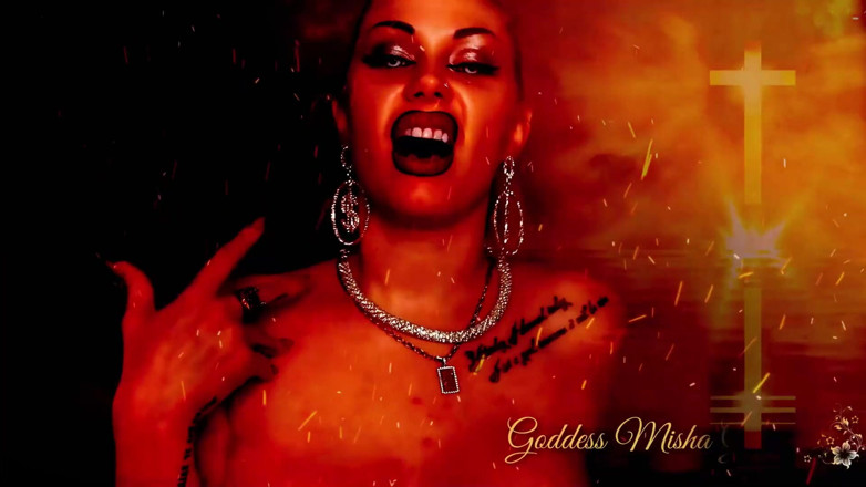 Goddess Misha Goldy: Mesmerizing anti-religious ASMR! Give your soul and your body to...