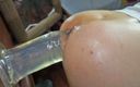 Giantasshole: Ung pojke rövhål hårt anal knullad, spridd och gapad av...
