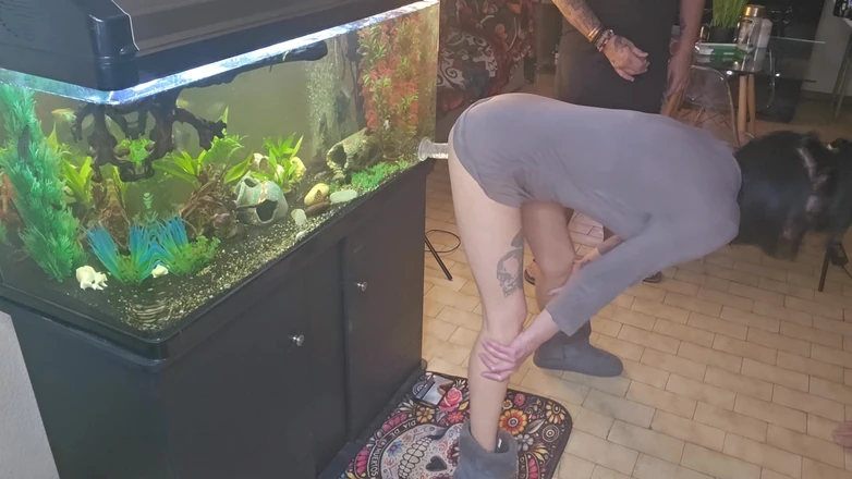 Sparowdox: हॉट पत्नी डिल्डो चुदाई कर रही है जबकि दो दोस्त उसके डिल्डो पर वीर्य निकालते हैं