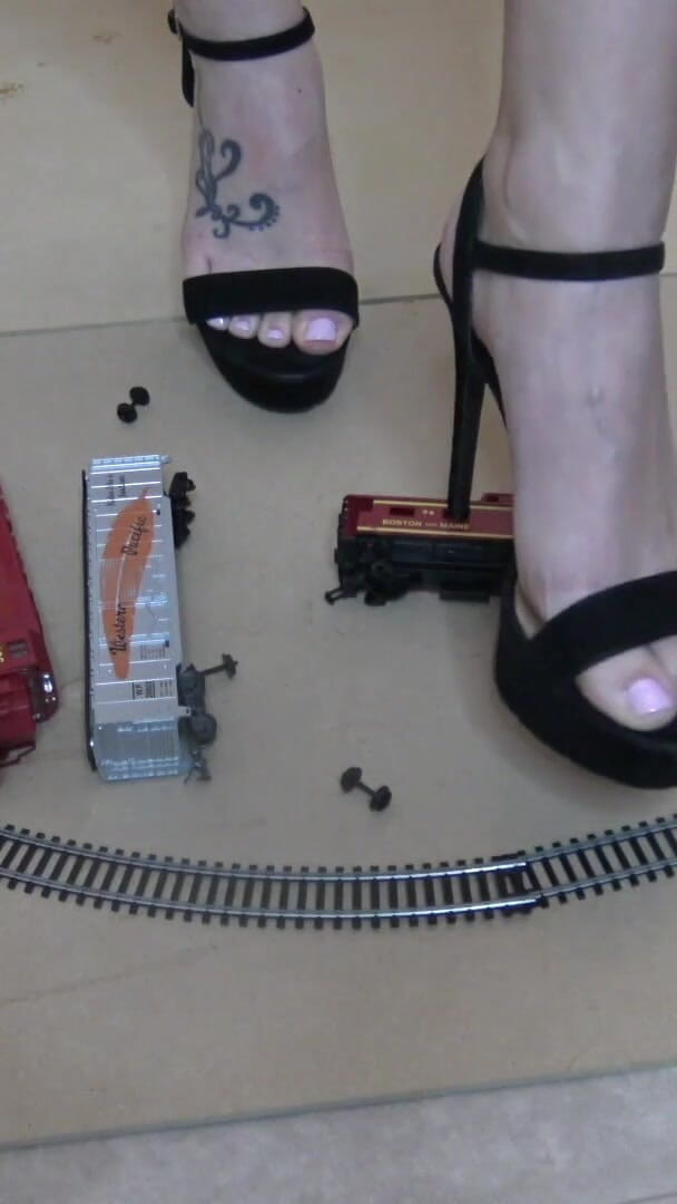 Brea Rose: Evil Stepsister Destroys Train Track