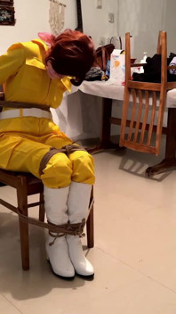 April O'neil Cosplay Chairtied