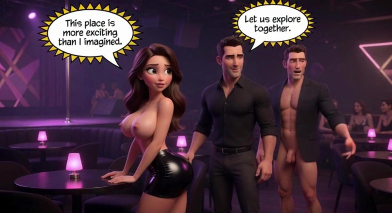 My night collection: Reconciliación y la primera noche en un club swinger que...