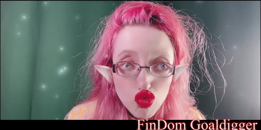 FinDom Goaldigger: Vagabunda elfe transformação