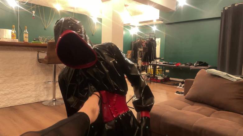 Rubber pervs: Ava fetish-art dan perv feetwhorship, nilon dan rubber