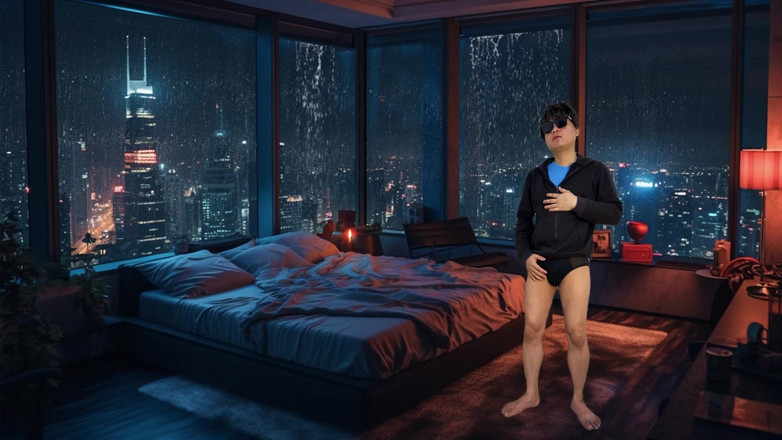 Great J: Sexuální touha pro sexy mechanika s velkým lahodným ptákem