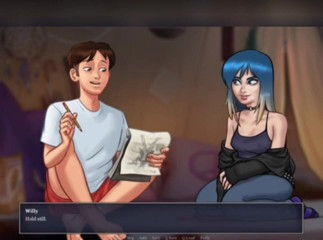 3DXXXTEEN2 Cartoon: Upevněte si bezpečnostní pásy na drsnou noc. 3D porno kreslený sex