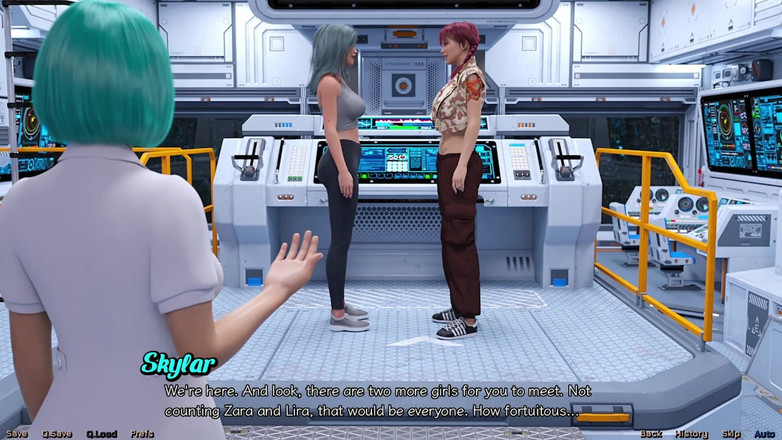 AVNTeller: Stranded in Space #01 - Meeting All the Beautiful Girls