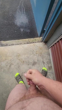 Almost Caught Enjoying the Storage Unit