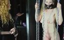 Fetish and BDSM: 金发女郎Kat梦想被男人和穿戴式假阳具绑住并性交